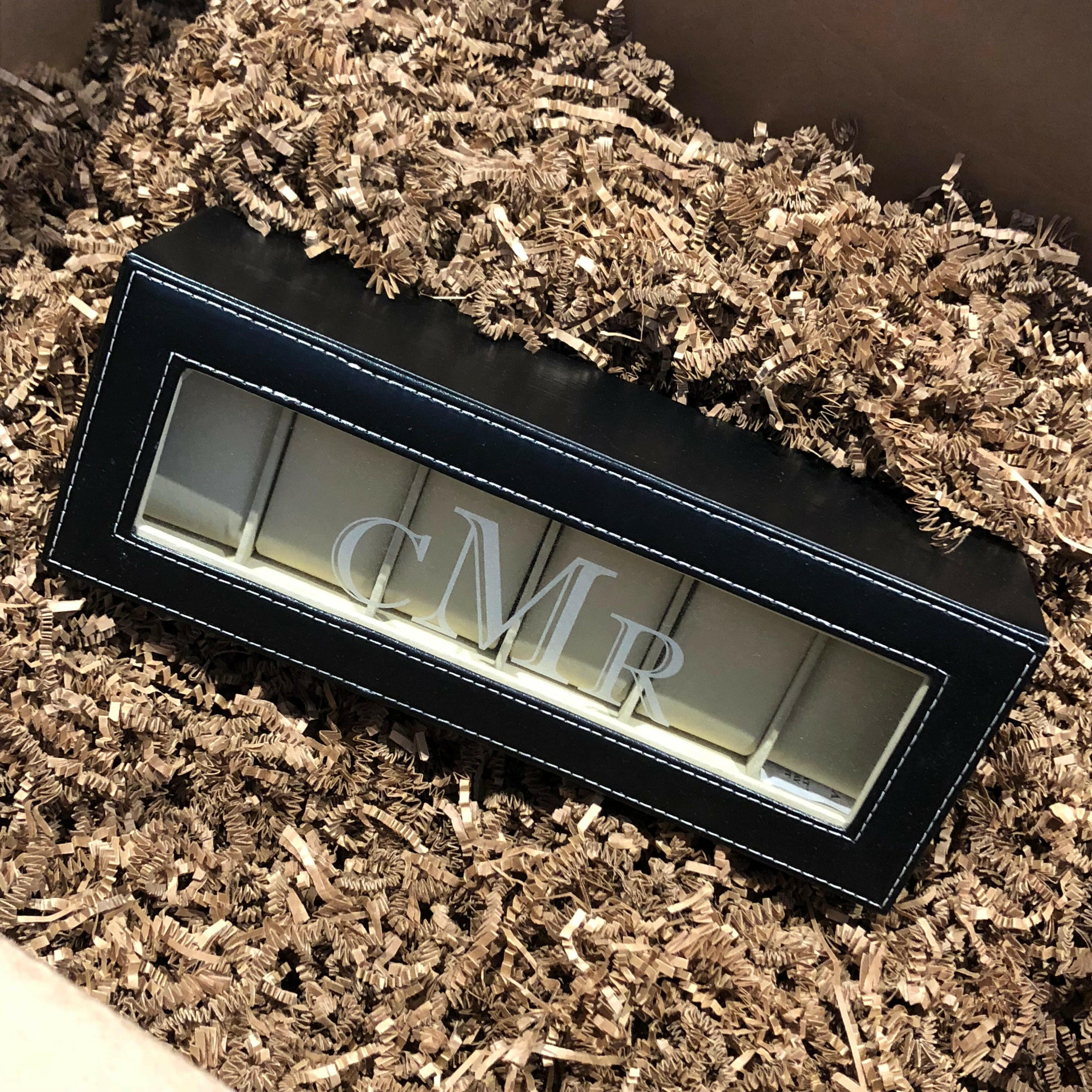 Personalized 6 Watch Box.