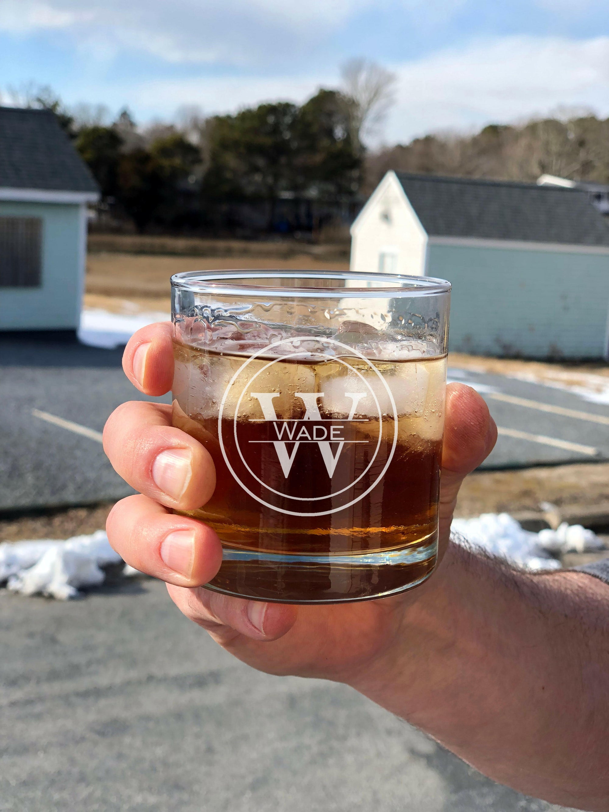 Personalized Whiskey Glasses Set.
