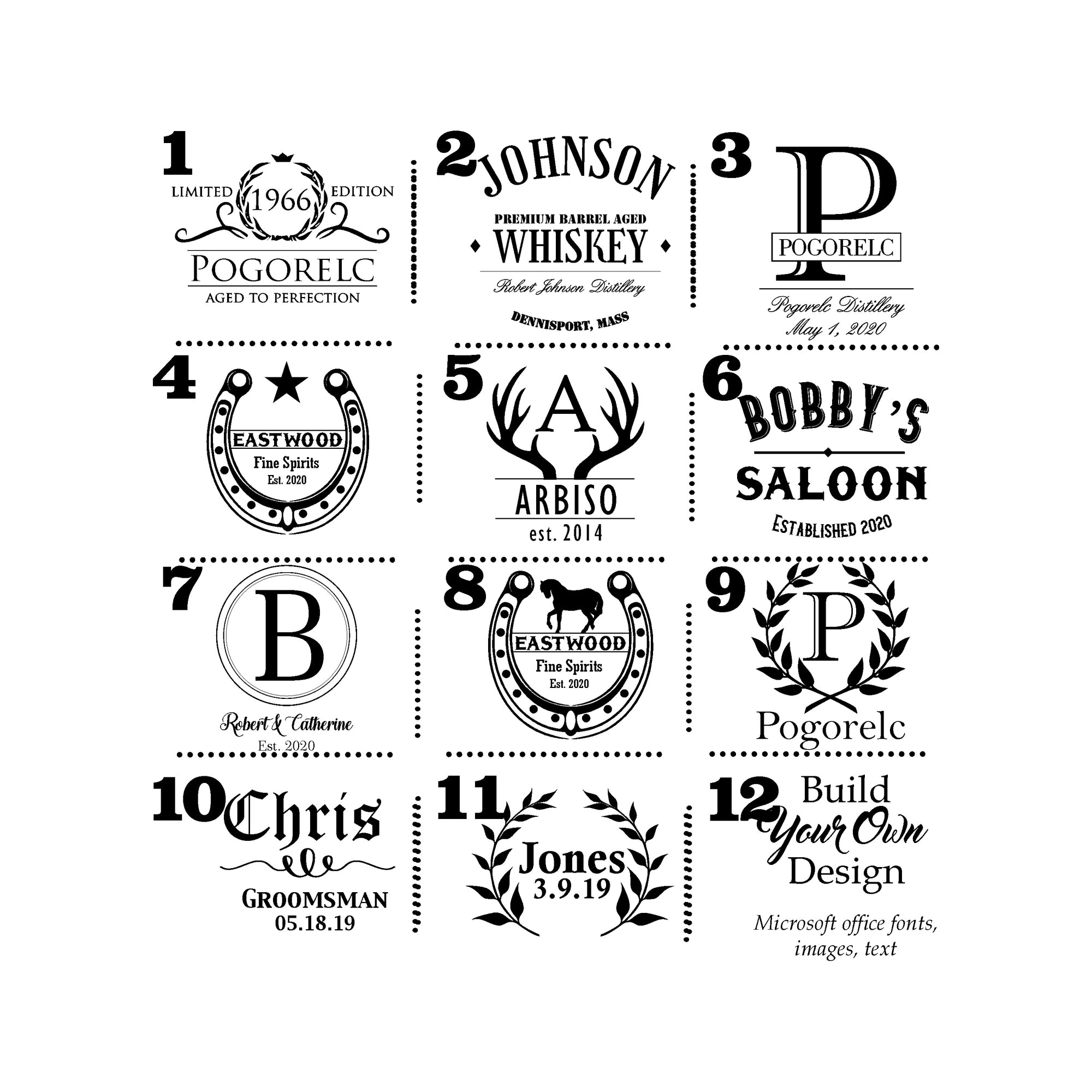 Personalized Oak Whiskey Barrel