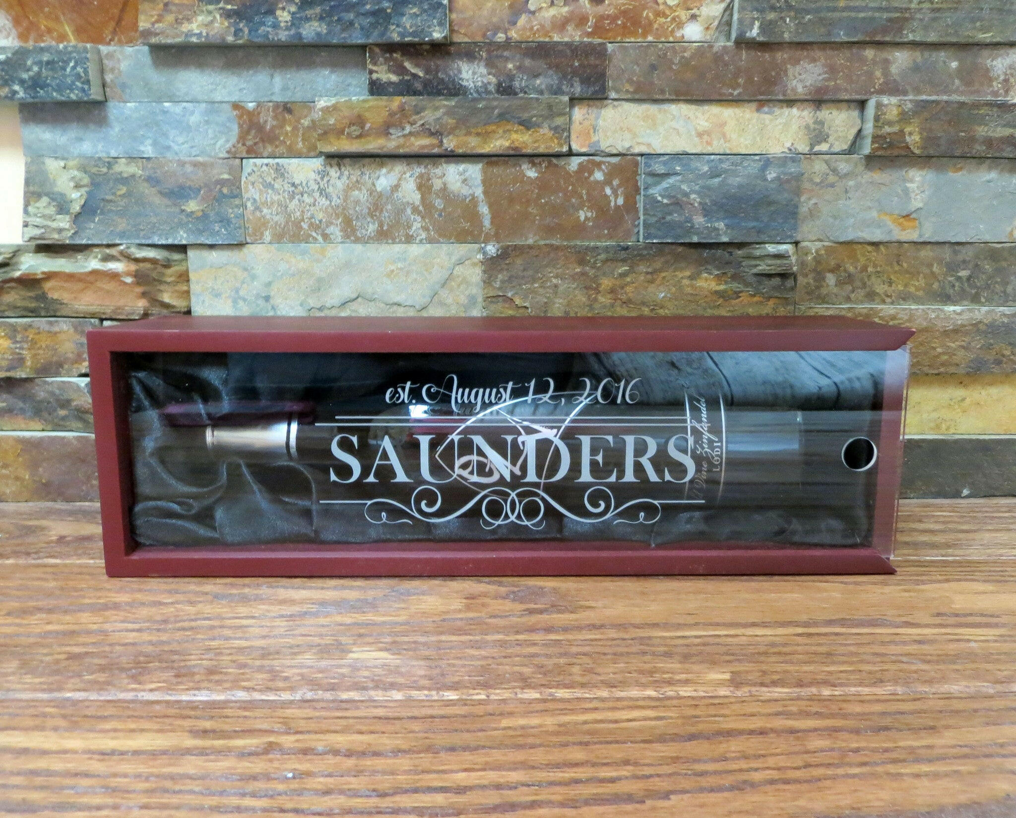 Personalized Wine Gift Box.