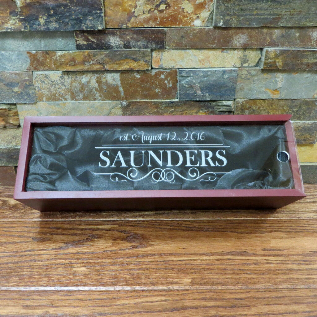 Personalized Wine Gift Box.