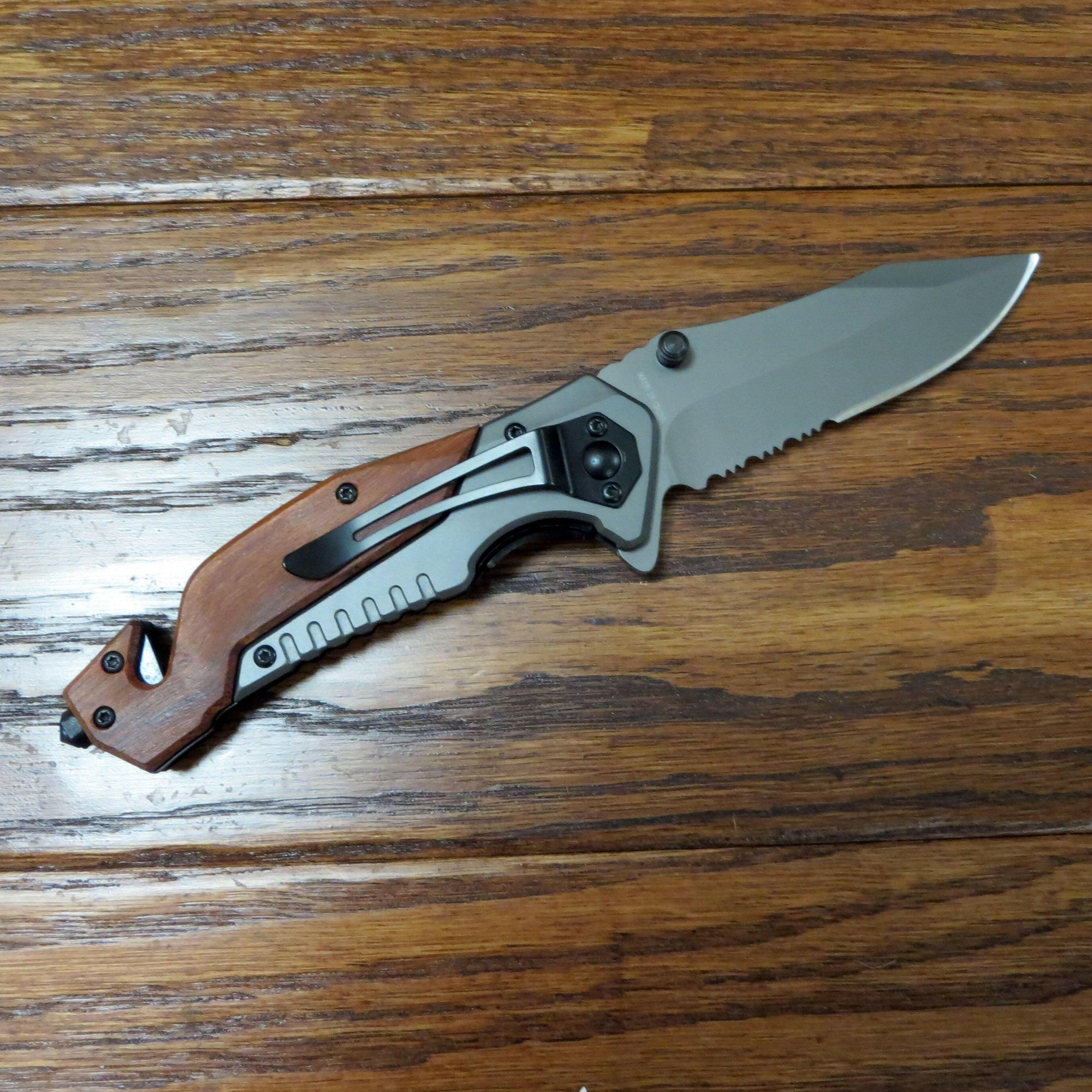 Personalized Wood Handle Pocket Knife